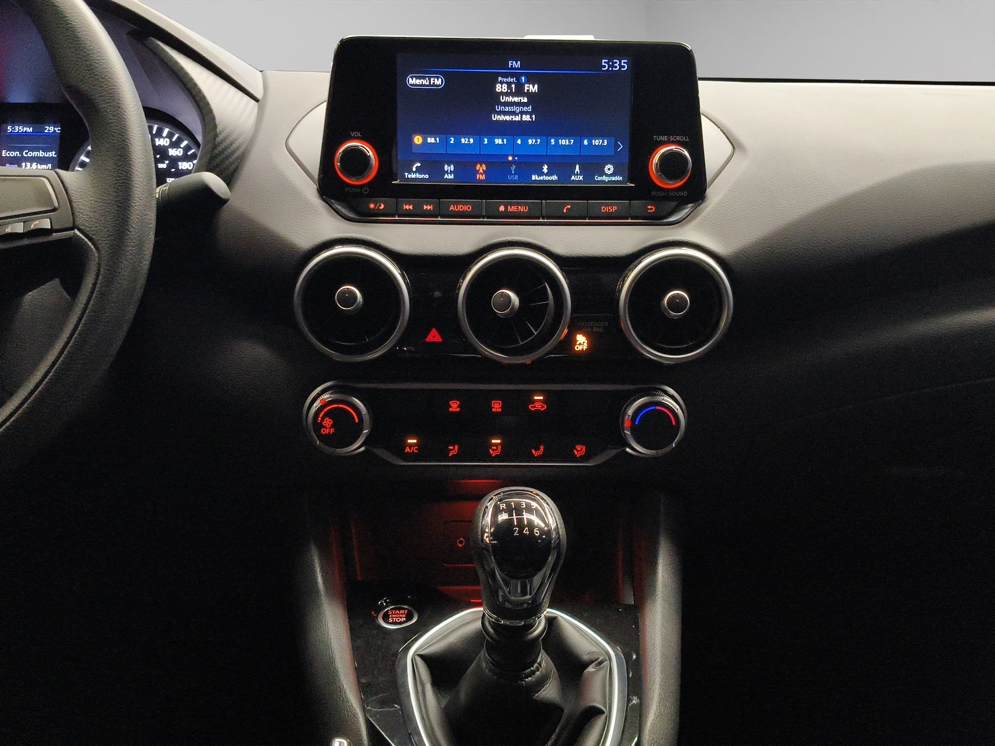 2024 Nissan Sentra 4 pts. Sense, TM6, a/ac., RA-16
