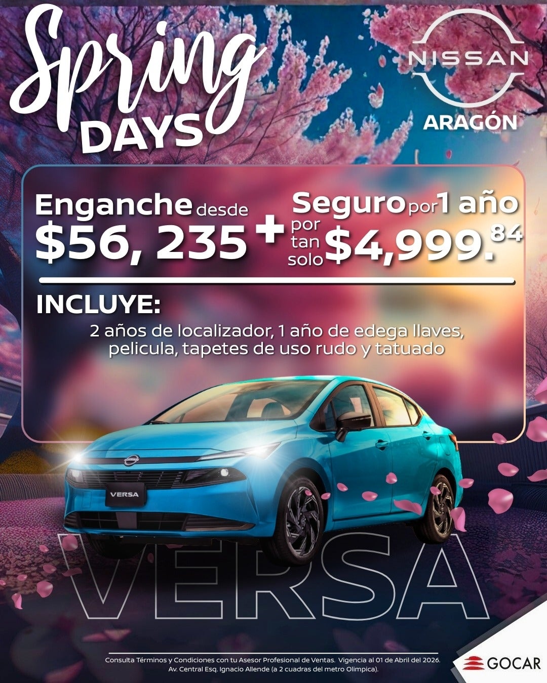Nuevo Nissan Versa 2026